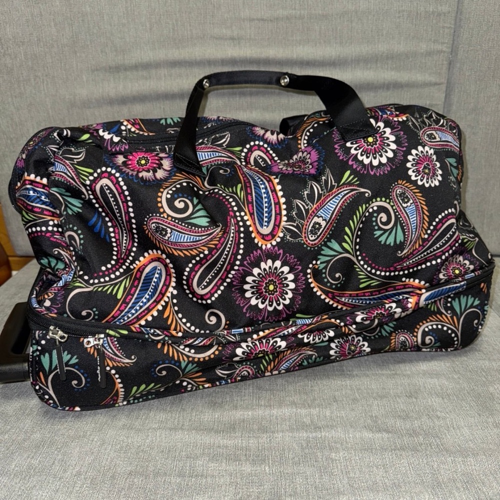 Vera Bradley Rolling Carry On Suitcase - Picture 8 of 11
